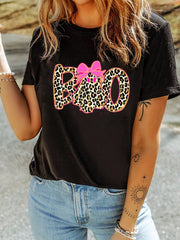 Boo Ghost Halloween Graphic T-Shirt